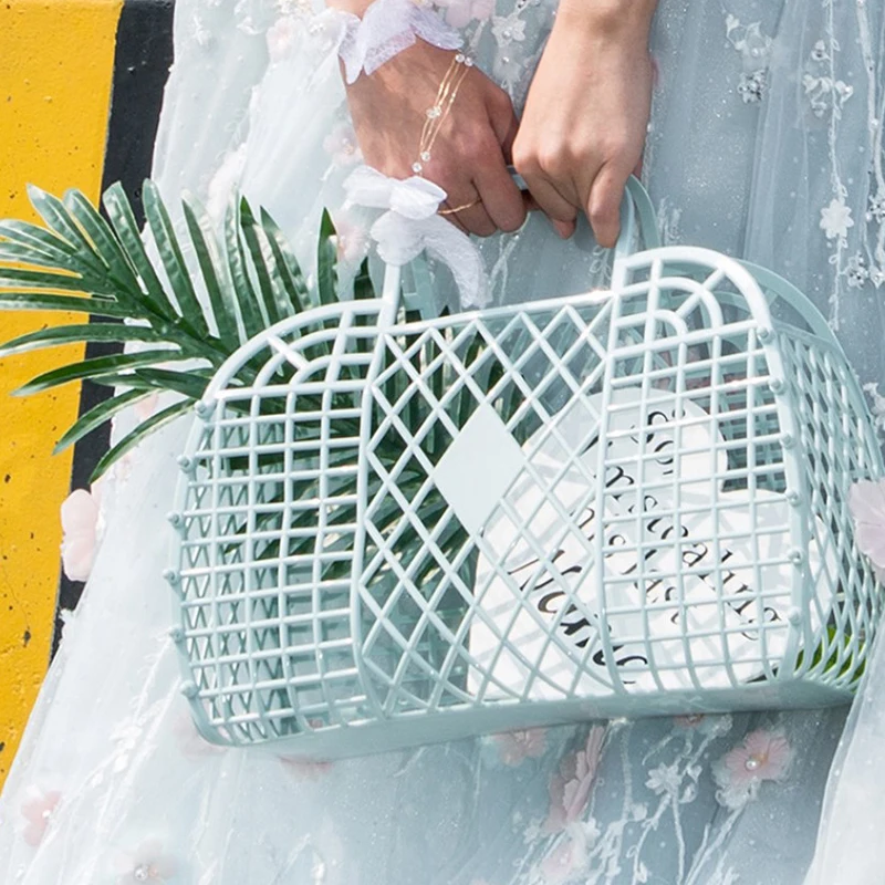 Shower caddy basket detachable shower basket plastic bath basket bathroom hollow wash storage