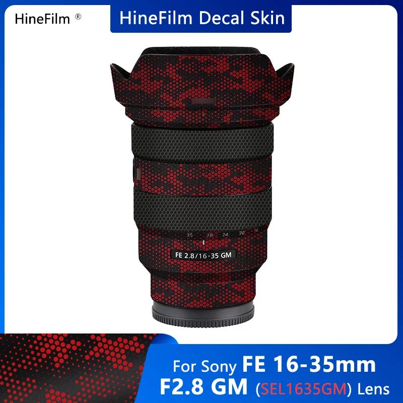 Fe1635Gm 16 35Gm / Fe16-35/2.8Gm Lens Vinyl Decal Skin Wrap Cover Per Sony Fe16-35 F2.8Gm ( Sel1635Gm ) Lens Sticker Cover Film