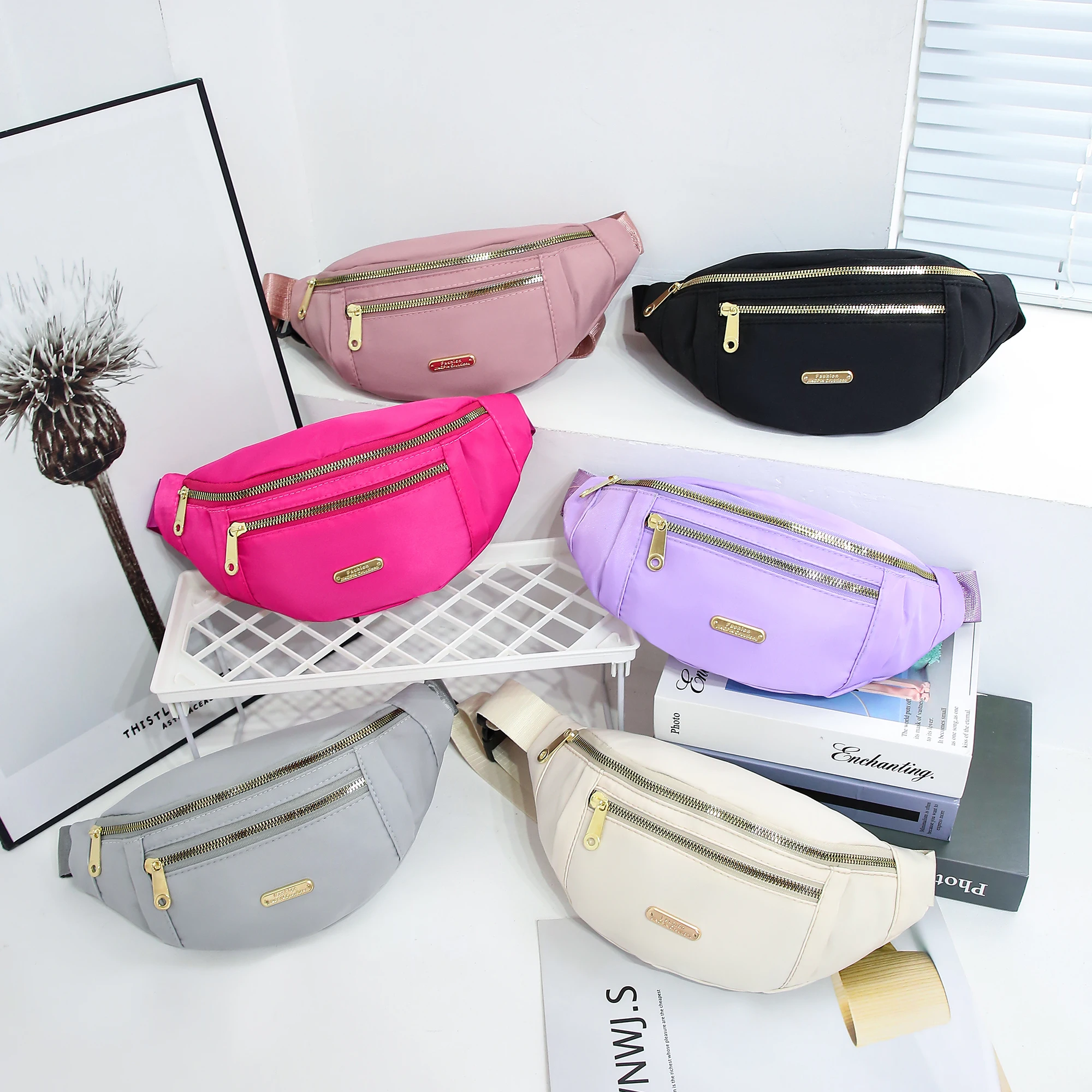 Fanny Packs for Women Men Belt Bag Fashion Waist Packs Lightweight Crossbody Bags Bum Bag for Running Hiking Travel Workout Best Sellers In Luggage, Bags