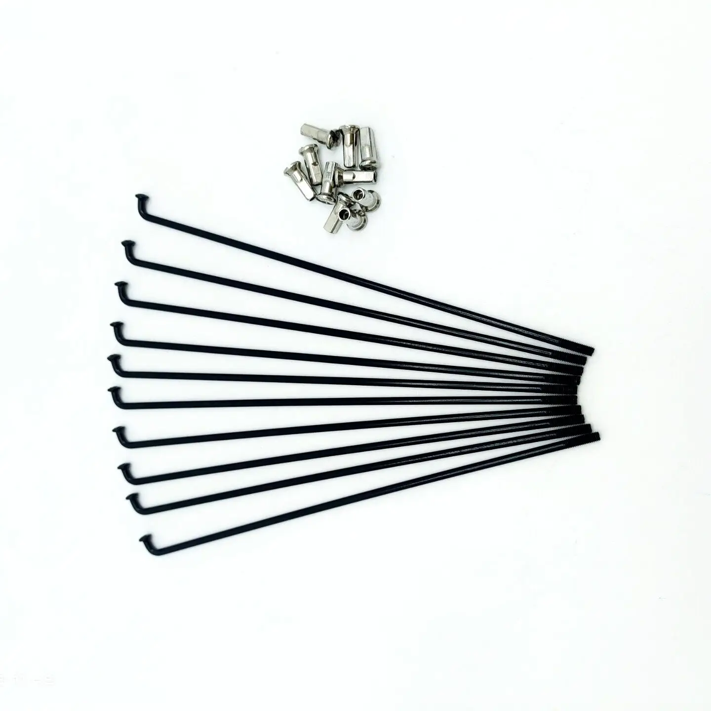 Electric Bicycle Accessories 12G Steel Spokes Caliber 2.5mm Length 117-256mm Spokes Steel Matching Nuts Nipples Electric Bike Parts