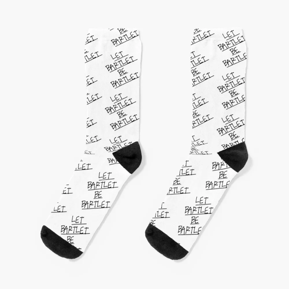 

Let Bartlet Be Bartlet Socks kids sports and leisure Boy Child Socks Women's