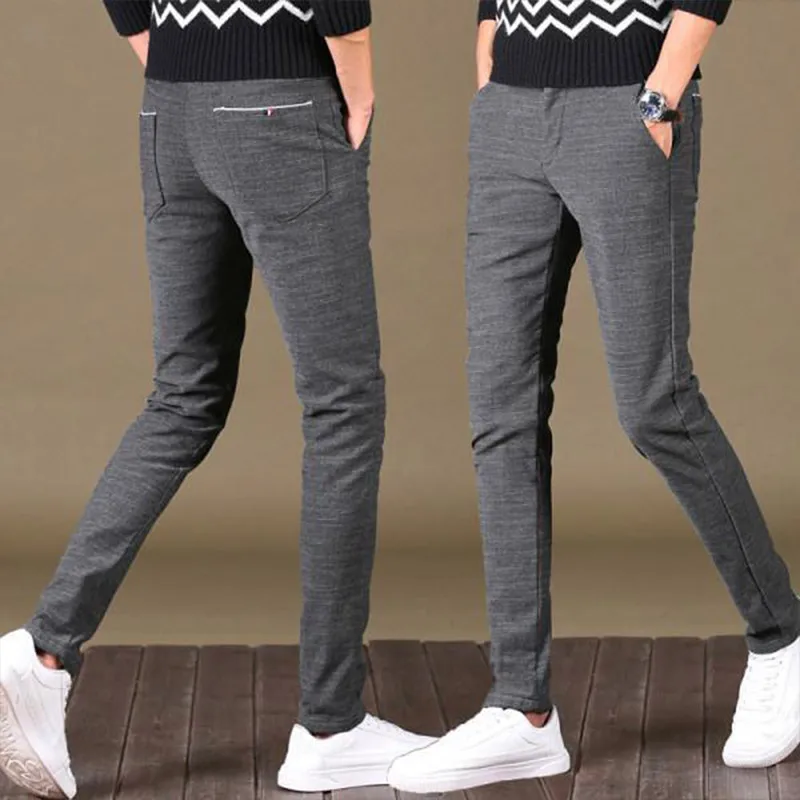 Autumn Winter KPOP Fashion Style Harajuku Casual Trousers Loose All Match Sport Jeans Zipper Solid Pockets Straight Leg Pants