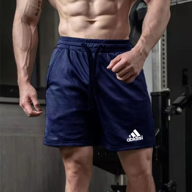 New summer men\'s breathable board shorts, surfing and swimming pants, fitness training shorts, casual printed beach shorts