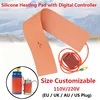 110V/220V Electric Silicone Heating Pad Digital Temperature Controller Thermostat Heater Plate Mat Guitar Side Rim Bending Press 1