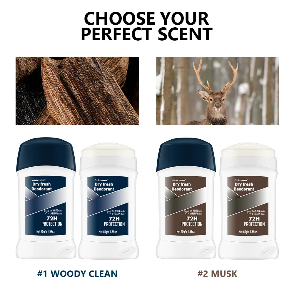 Deodorant Stick Long Lasting Men's Perfumes for Long-lasting Men Body Deodorant Stick Men's Sweat Remover Fragrances & Deodorants Underarm