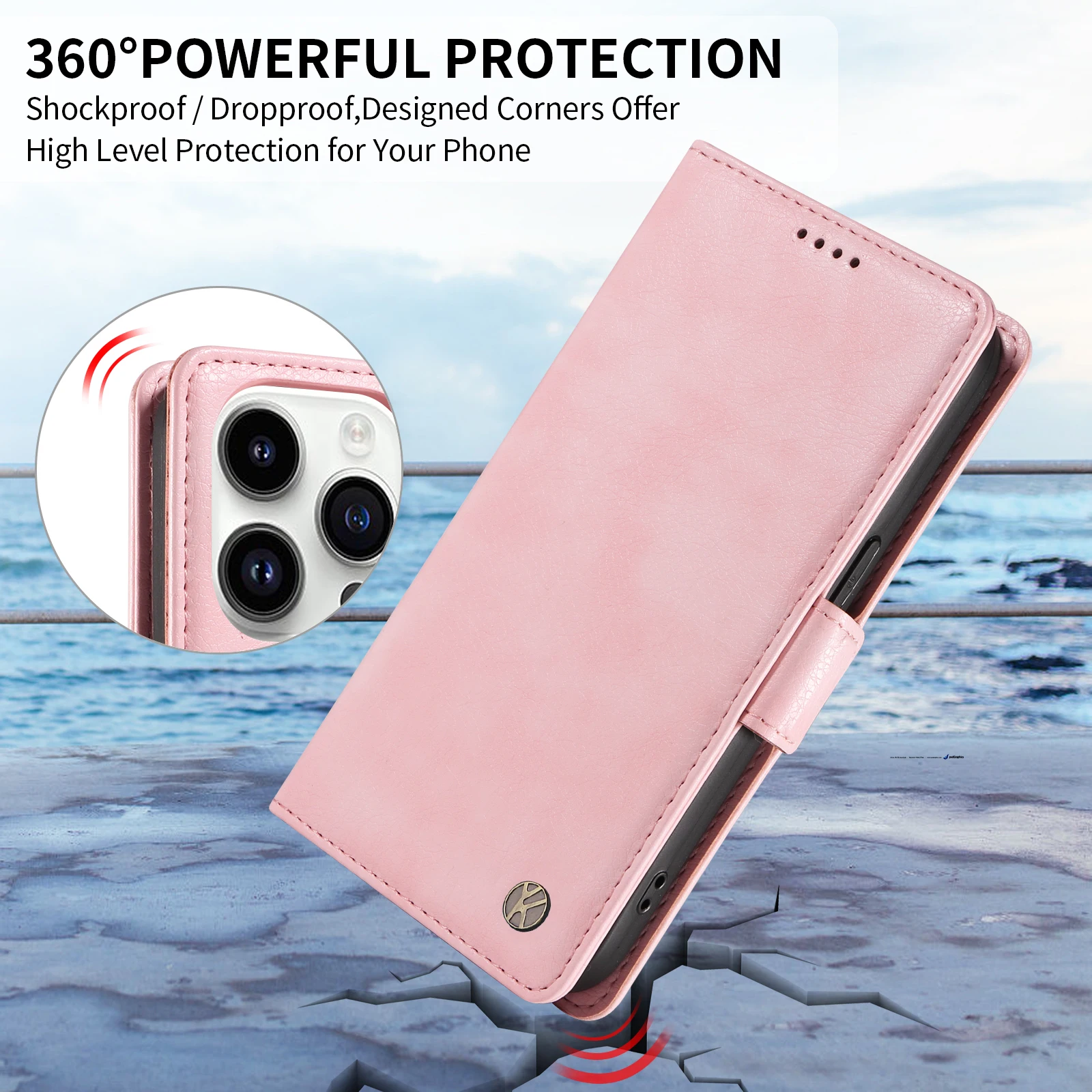 Magnetic Leather Wallet Phone Case Cover