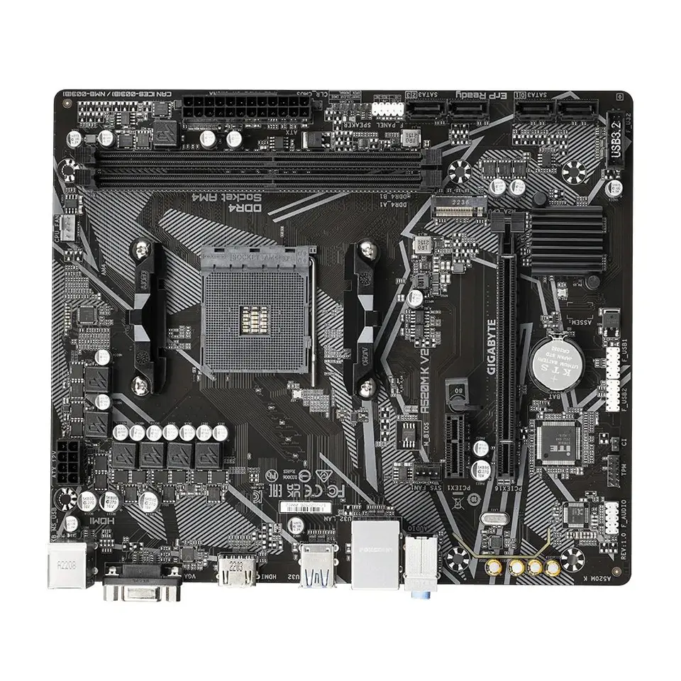 GIGABYTE brand new A520M K V2 AMD A520 AM4 Motherboard Support