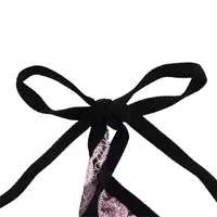 Dames femmes broderie Lingerie transparente dentelle culottes sous-vêtements culotte slip 3