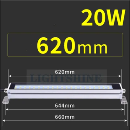 thumbnail image 1 of Luz de trabajo para máquina herramienta LED Iluminación para torno CNC Aleación de aluminio de 220 V Resistente al agua y al aceite Tres lámparas Fijación con tornillo de 24 V, 1 of 5