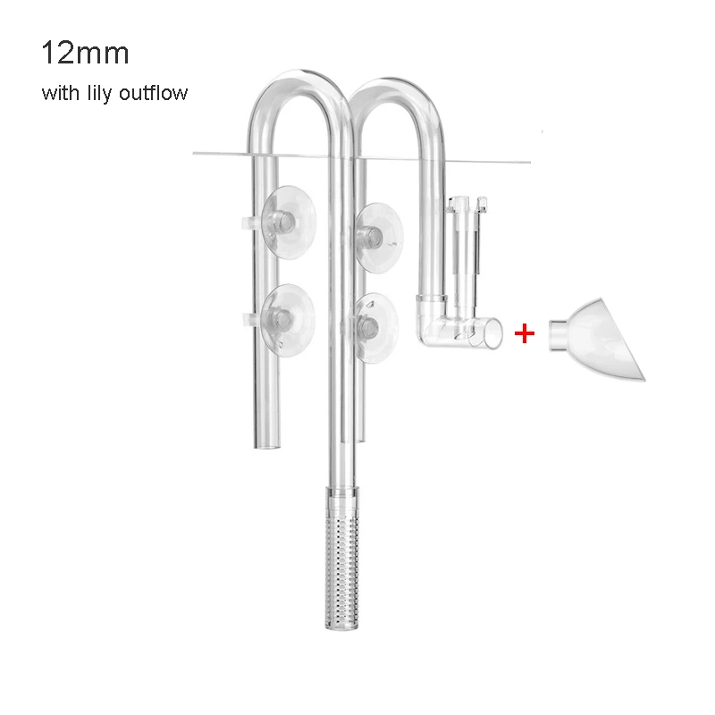 AQUAPRO Plastic Inflow Outflow Inlet Outlet Skimmer Lily Aquarium Accessories Tank Pipe Fish Water Filtro Fishbowl Akvarium 4