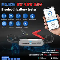 KONNWEI BK100 BK200 6V 12V 24V Bluetooth 5.0 Car Truck Battery Tester waveform Monitor 100-2000 CCA Charging Cranking Test Tools 2