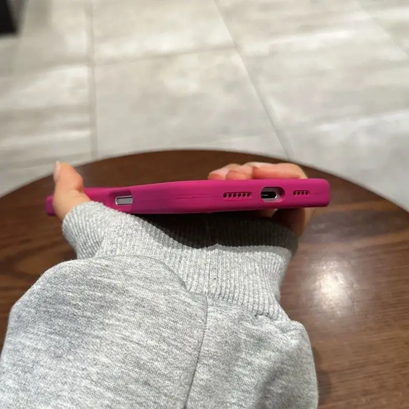 Premium Shockproof Silicone Phone Case - Luxury Matte Soft Cover with MagSafe Compatibility