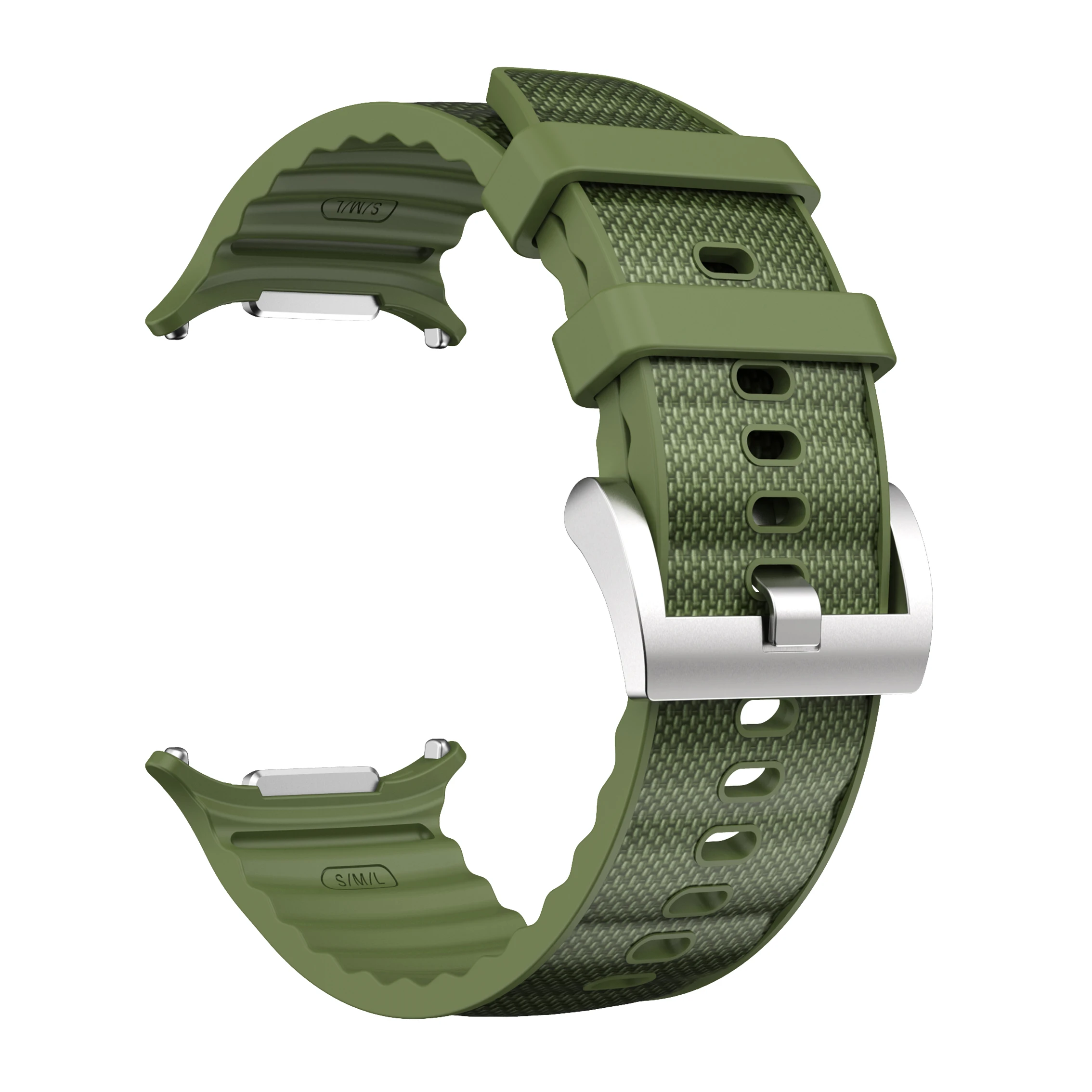 Peakform Sports Silicone Nylon Watchband - Enhanced Durability and Comfort