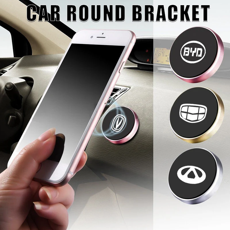 1pcs Universal Motors Round Phone Holder For Kia Morning Ceed