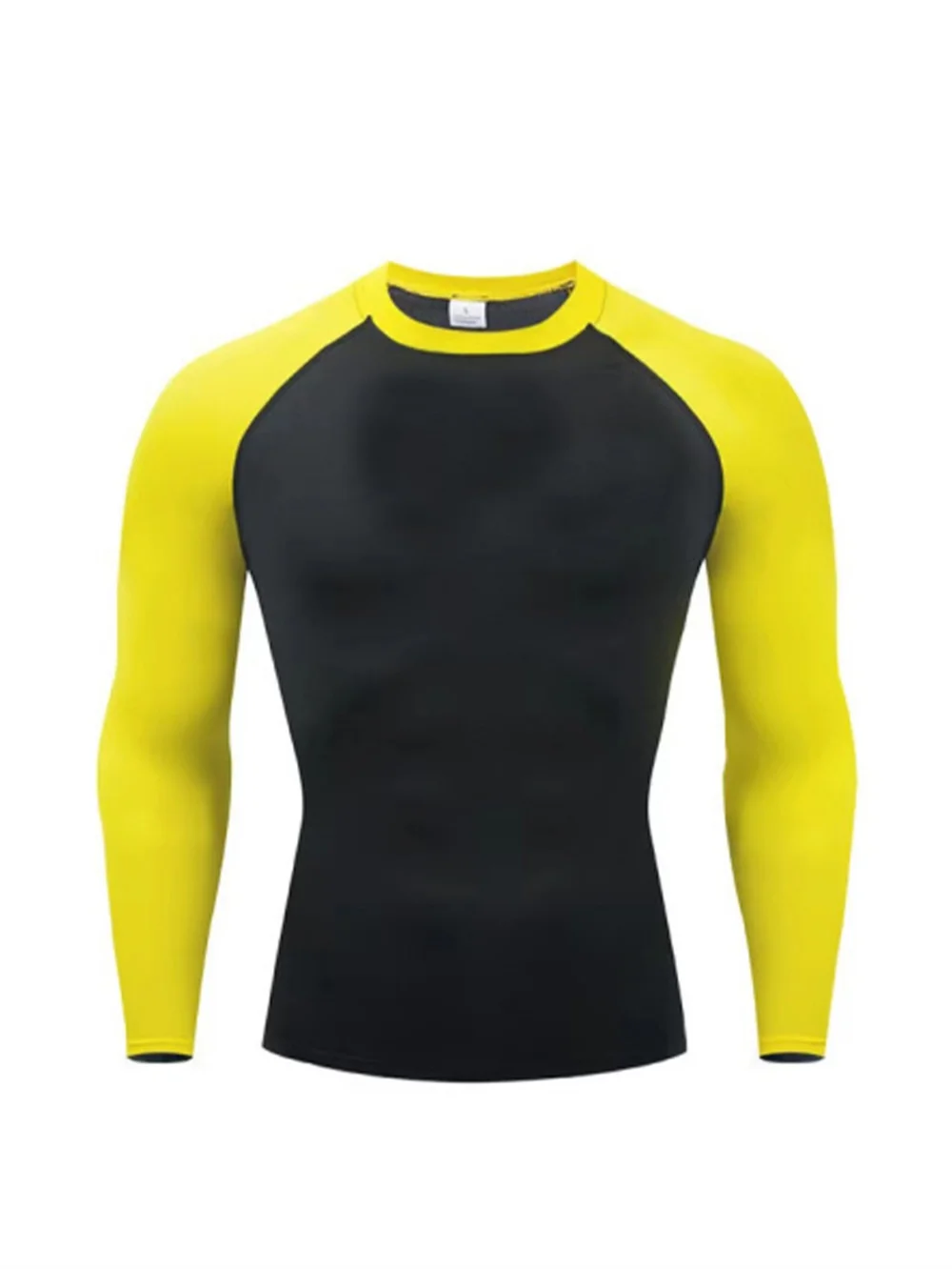 Men's Surfing T-shirt Sportswear Swimwear Long Sleeved Swimming Top UV Swimming Tight Rash Guard Surfing Swimsuit