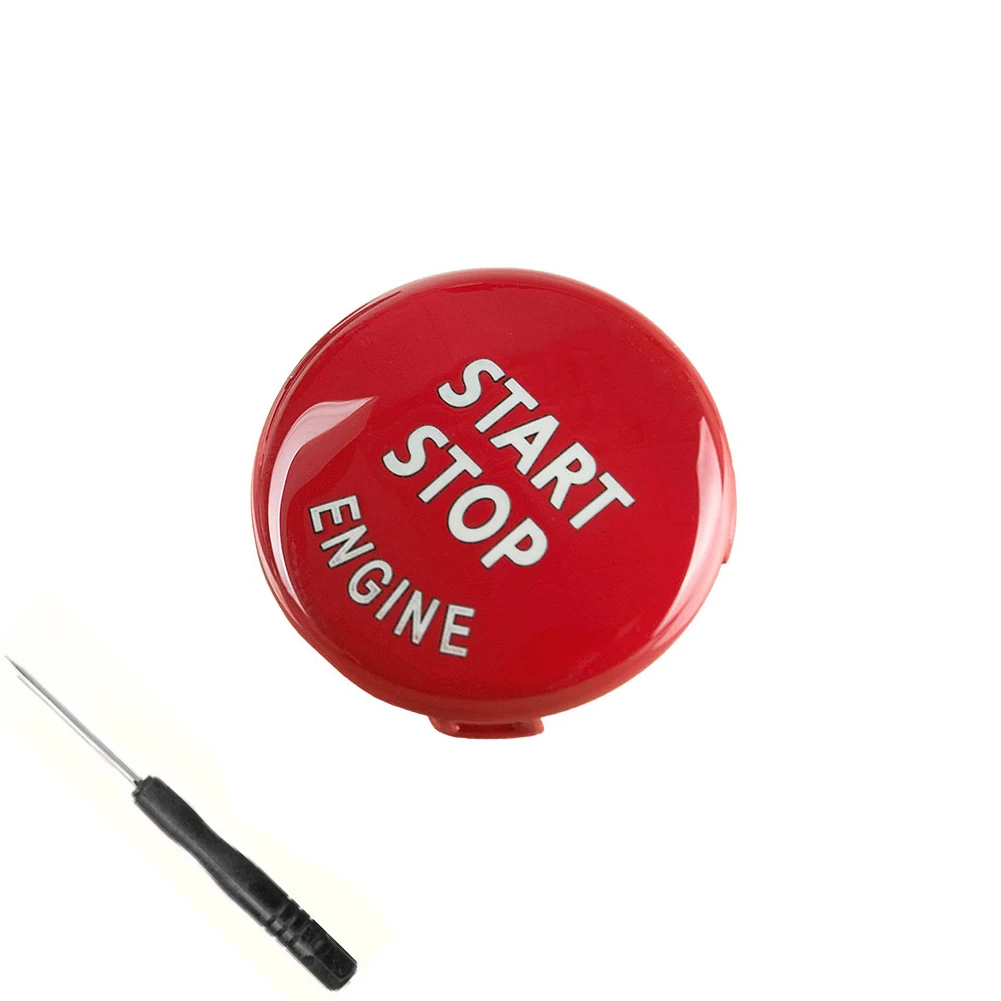 Luxury Car Engine Start Button Replace Cover - Premium Stop Switch - Stylish Automotive Interior Accessory
