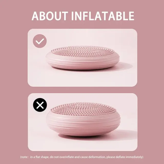 Thickened Yoga Mat Flat Balance Massage Yoga Trainer Exercise Fitness Equipment Shock Absorption Mat For Home Gym Use 5