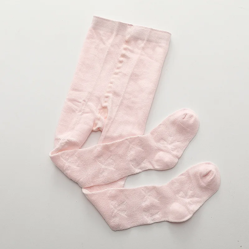 Kids Pantyhose Summer Children Cute Fashion Bow Pattern Girls Mesh Breathable Thin