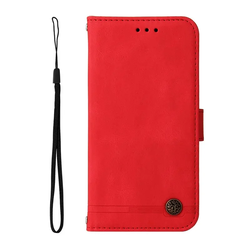 Luxury Leather Wallet Case - Premium Book Pouch for Realme and OPPO Smartphones