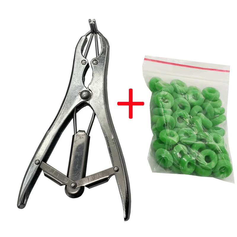 Animal Castration Tools Animal Cutting Tools Goat Castrate Emasculate Pliers Tail Cut Pig Sheep livestock Expansion Castration Forceps 1Set