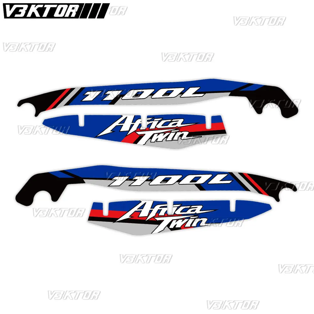 Motorcycle Handguard Shield Protector Decal Kit