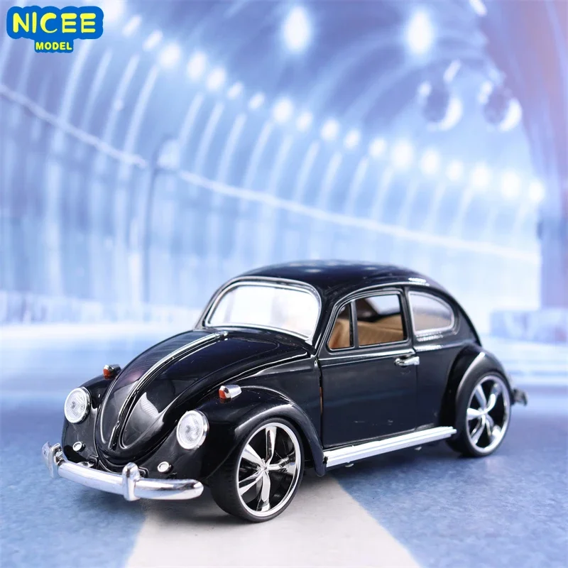 

1:24 Volkswagen Beetle Classic Car High Simulation Diecast Car Metal Alloy Model Car Decoration Display Collection Gifts F459