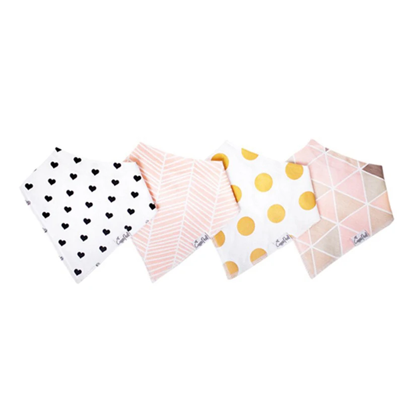 F62D 4PCS ҳ  ι ҳ ⼺  ħ 긮 ι Burp Cloth Bandanas  ϰ   ΰ