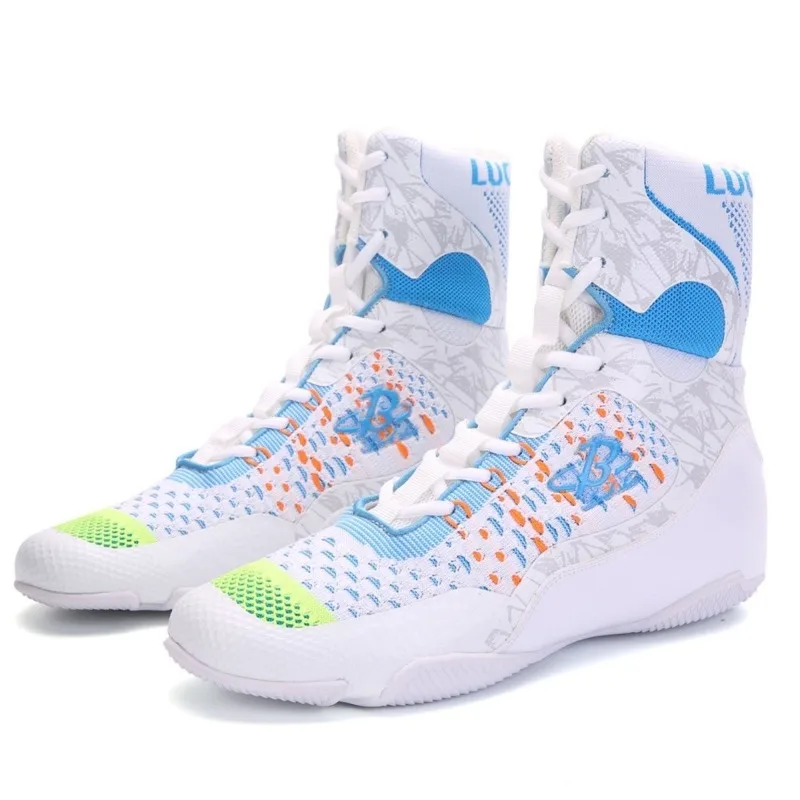 

Hot Sale Wrestling Shoes Men Women Mesh Breathable Boxing Boots for Unisex Top Quality Competition Sports Fighting Shoe Sneakers