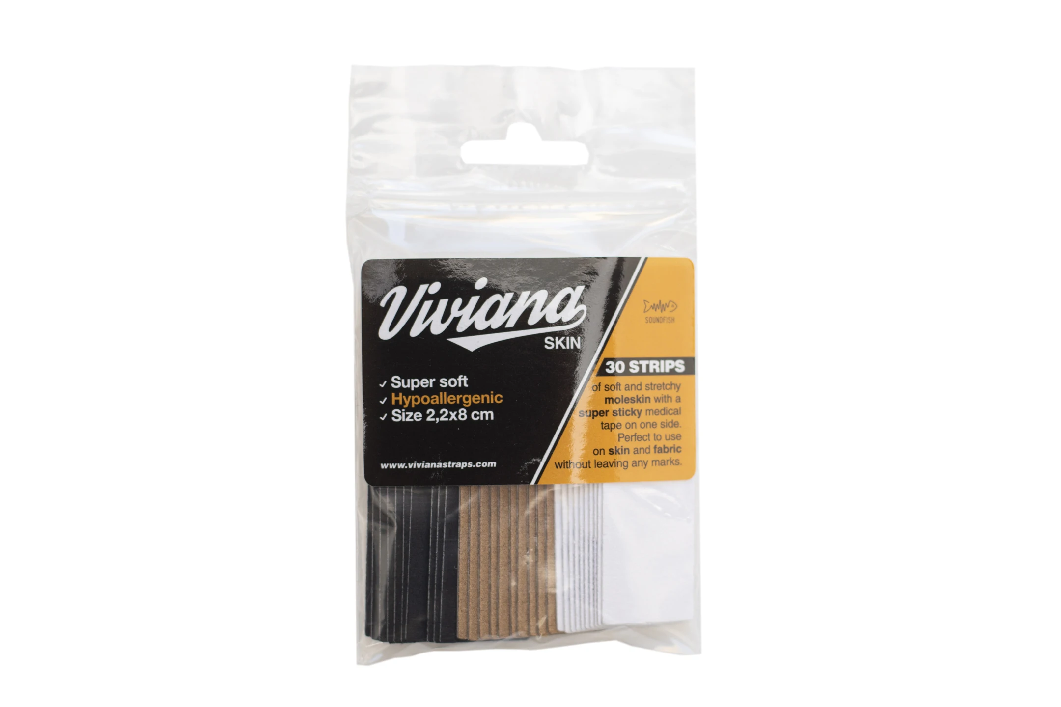 Self Adhesive Strips Viviana Skin Tape for Lav Mics (30 Strips)