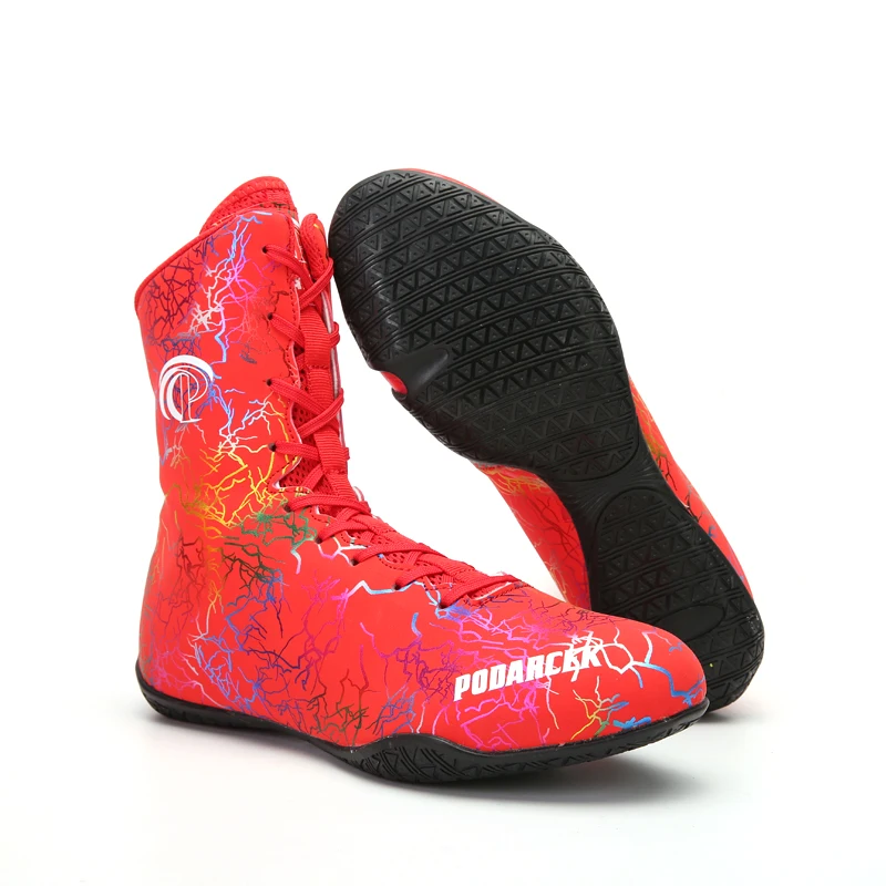 Luxury Boxing Footwears Anti Slip Boxing Sneakers Professional Wrestling Shoes Men Women Breathable Wrestling Sneakers