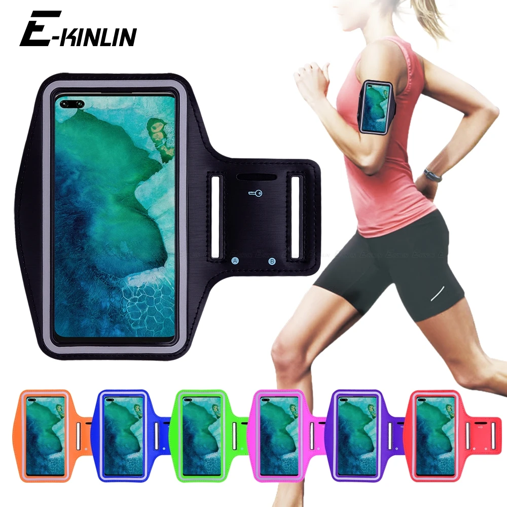 Running Jogging Gym Sports Holder Bag Pouch Cover Arm Band Phone Case Per Huawei Honor 70 60 50 Se View 30 20 10 Pro Plus Lite