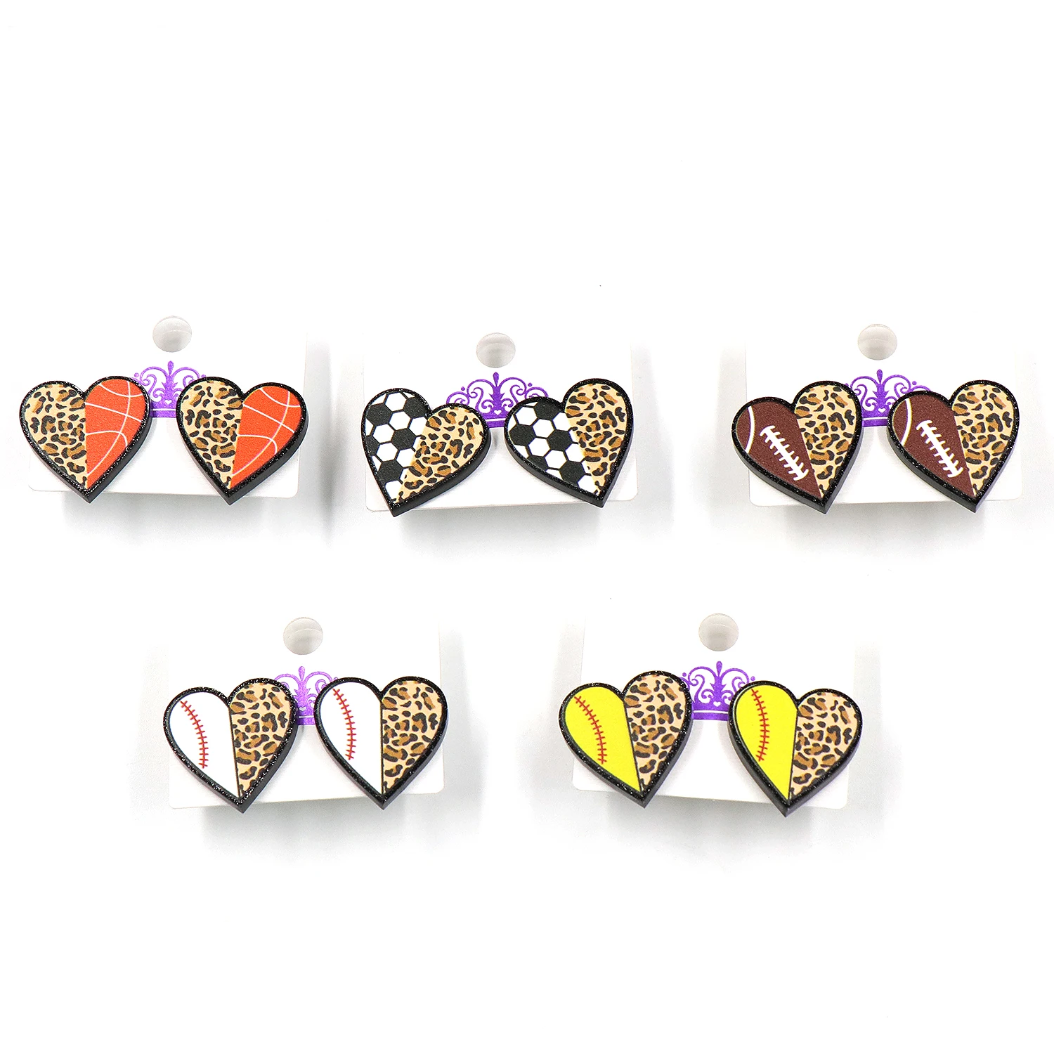 Basketball Earrings Studs Soccer Ball Stud Earrings Earrings