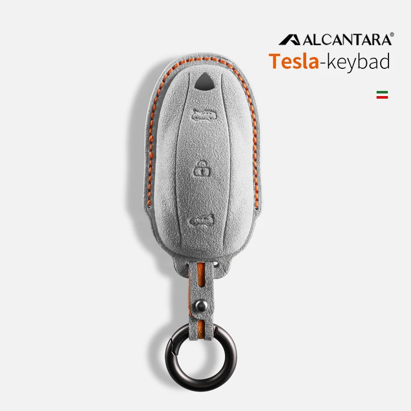 Per Tesla Model 3 Model S Model X Portachiavi Per Auto Alcantara Di Alta Qualità Accessori Per Auto