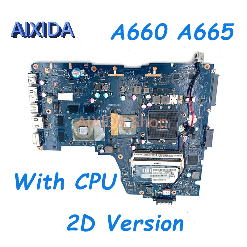 

AIXIDA K000109860 NWQAA LA-6062P материнская плата для ноутбука Toshiba Satellite A660 A665 материнская плата HM55 DDR3 GT330M GPU полное тестирование