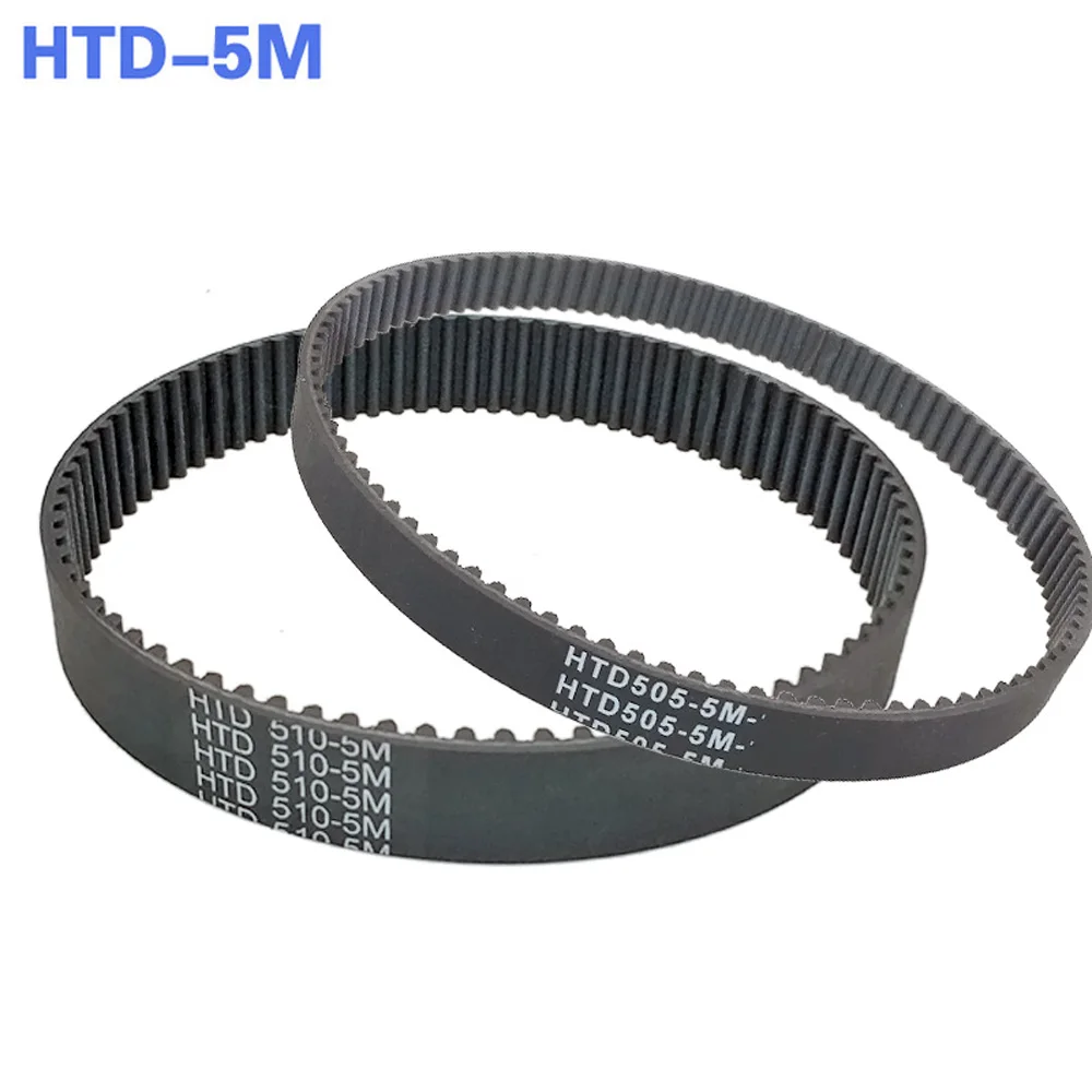 

HTD-5M 1310mm-1450mm Pitch 5mm Timing Pulley Belt Close Loop Rubber Timing Belts Width 25mm Synchronous Belt