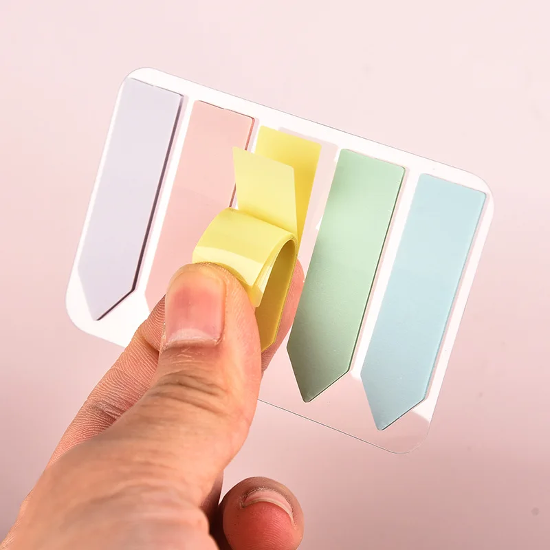 Index Tabs Flags for Annotating Books, Transparent Writable Book Markers Page Flags for Reading, Page Tabs for School Office 2