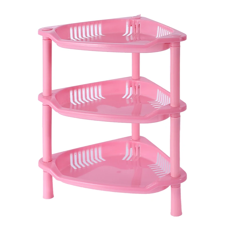 Bathroom Corner Storage Holder Shelves Organizer Plastic Bathroom
