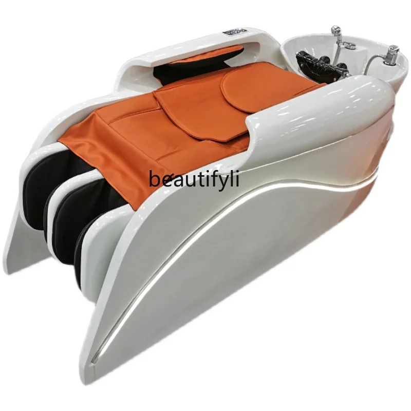 Automatic Intelligent Electric Massage Shampoo Bed Hairdressing Lying Completely Thai Flushing Bed