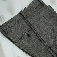 2024 Trousers for Men Herringbone Clothing Retro Autumn Winter Wool Tweed Pants Clothes Plus Size for Gentleman Trousers P78 1