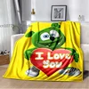 Gummibär Gummibar The Gummy Bear Poster Printed Blanket Fashion Throw Carpet for Sofa Bed Office Car Brithday Gift Decke 1
