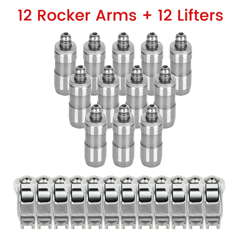 

12 Set Car Rocker Arms And Lifters Fits For Ford Mustang F150 4.6L 5.4L 3V 3L3Z6564BA 5L1Z6500A Kit