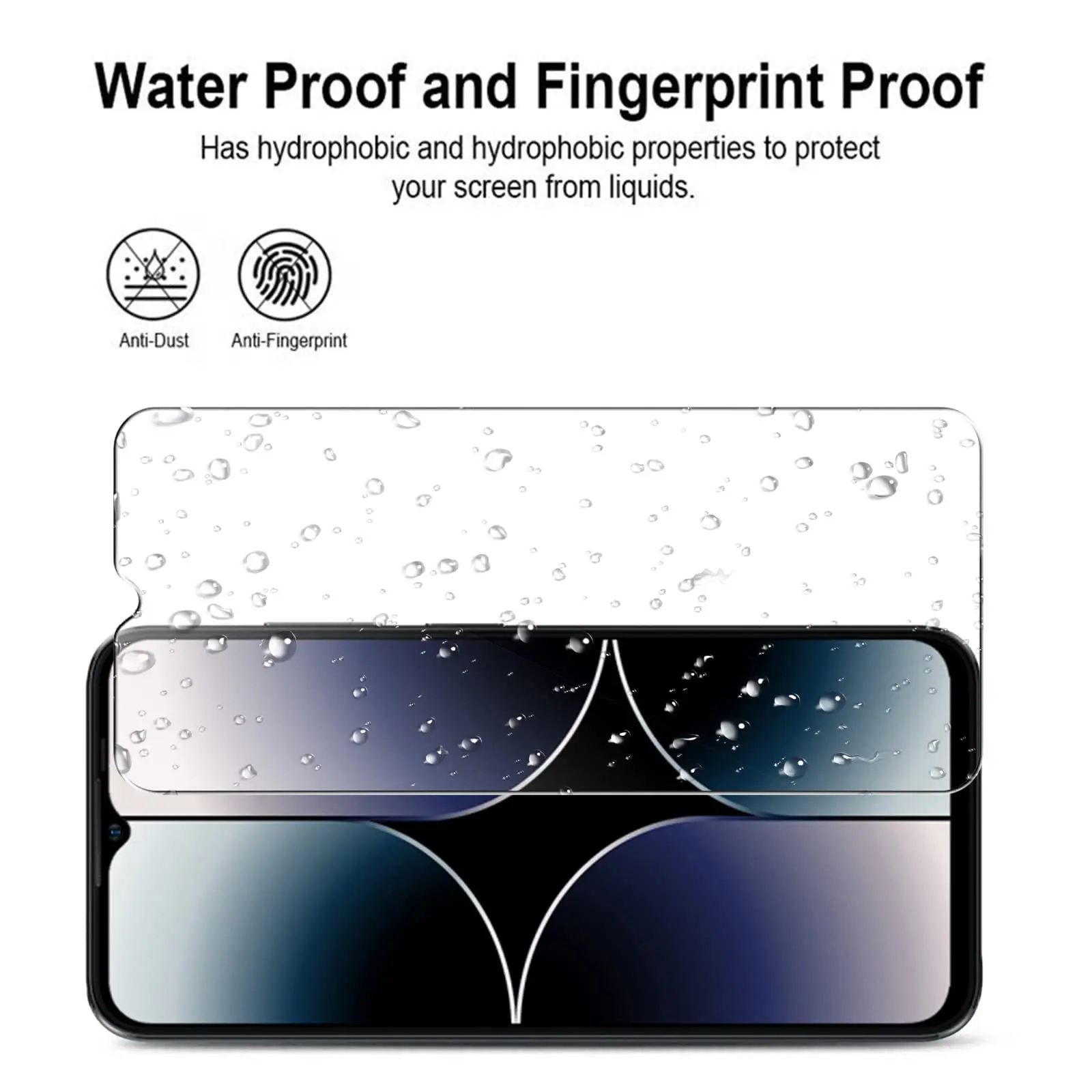 3 Pellicole In Vetro Temperato Per Ulefone Note 16 Pro - 9H, Anti-graffio, Anti-impronta, Facile Installazione - 5