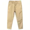 Pure Cotton Casual Work Pants Men's Straight Leg Nine-Tenths West Pants Autumn Season Faionable Youth Active Sle