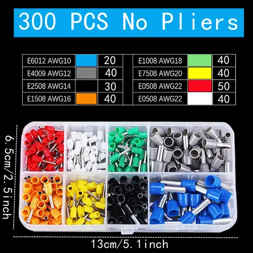 Boxed VE Tubular Crimp Terminals,Cable Electrical Connector,Insulated Wire Connectors,Tube Type Terminal Crimping Pliers HSC86-4 - Image 17