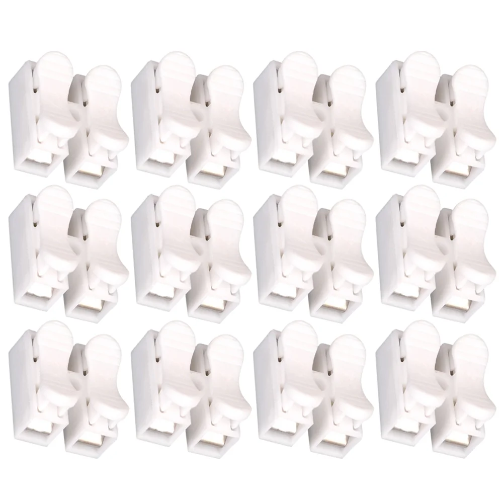 

100 Pcs Terminals 2P Spring Self-locking Wire Connector Push Type Block Push-type Copper