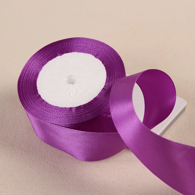 Elegant 40mm Polyester Satin Ribbon - 22 Meters for Gift Wrapping & Home Decor