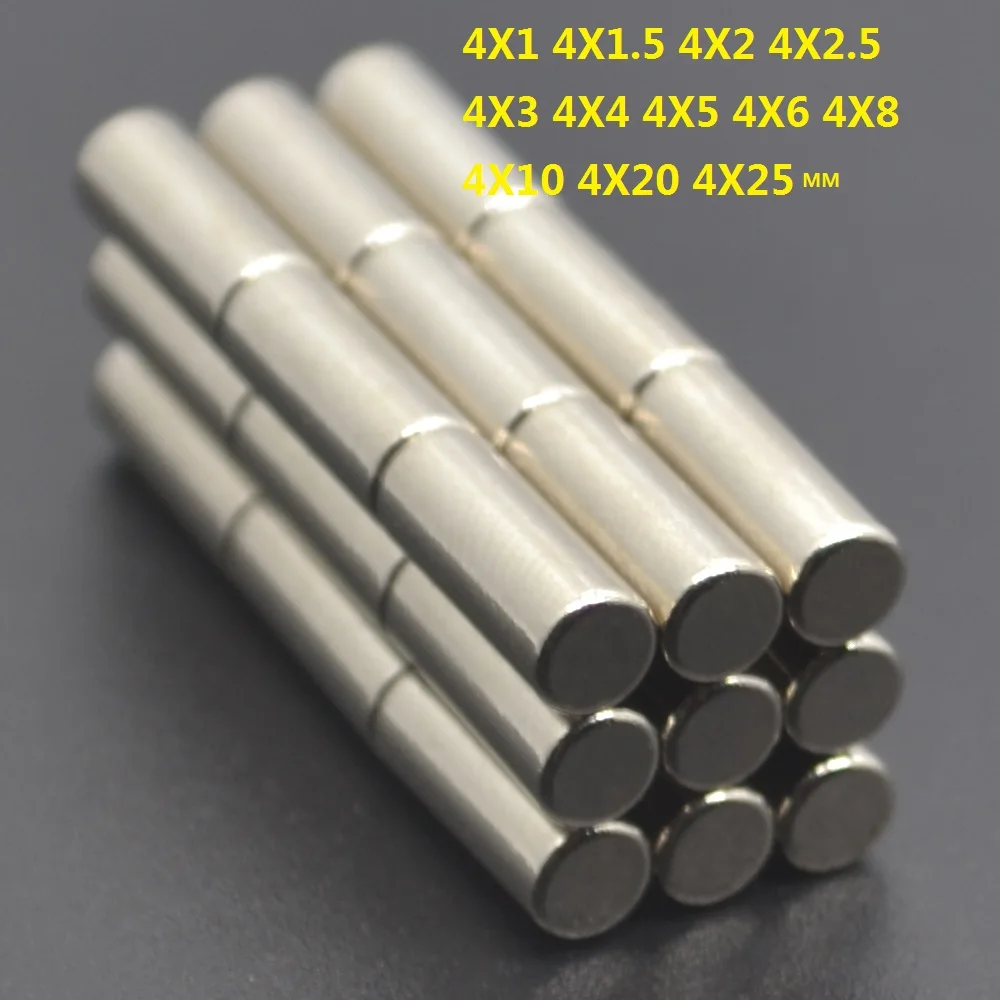 5-5000PC Mini Small N35 Round Magnet 4x1 4x1.5 4x2 4x3 4x5 mm Neodymium Magnet Permanent NdFeB Super Strong Powerful Magnets 4*5