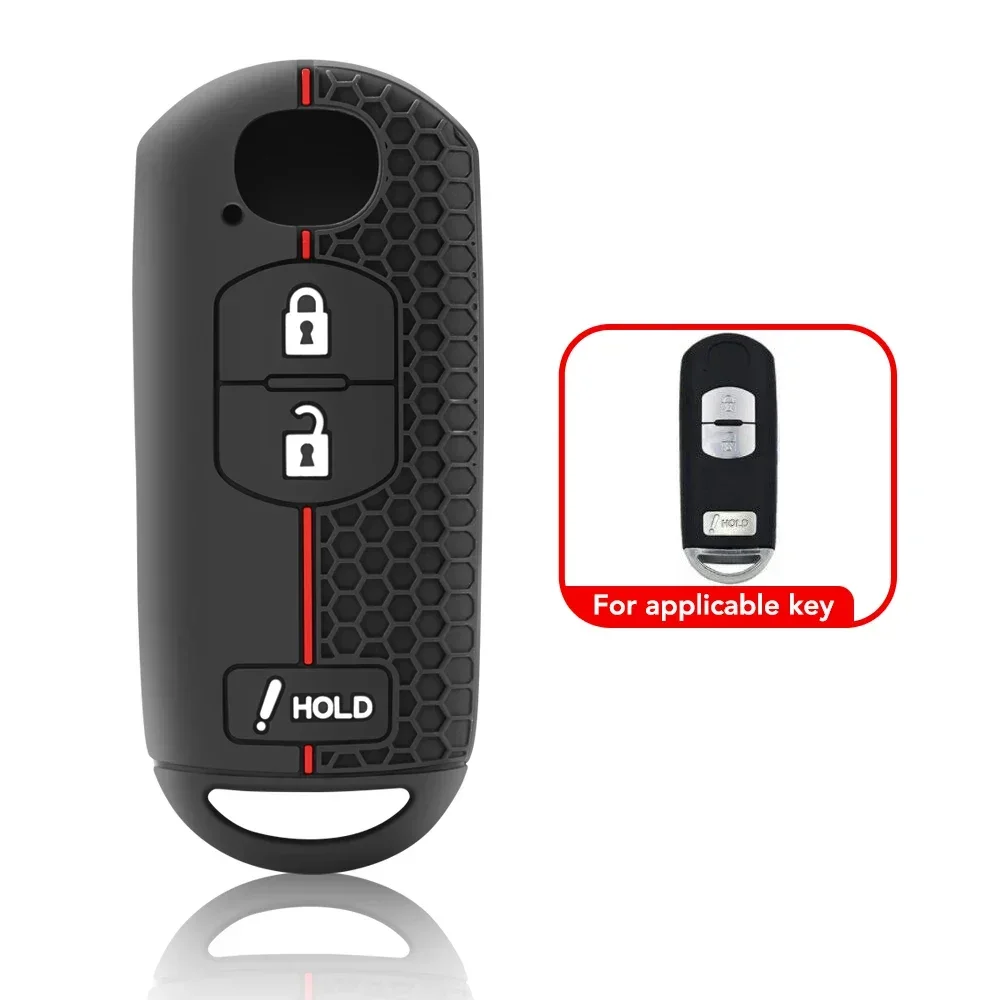 Silicone Remote car Key Cover Case For Ma 2 3 4 Button