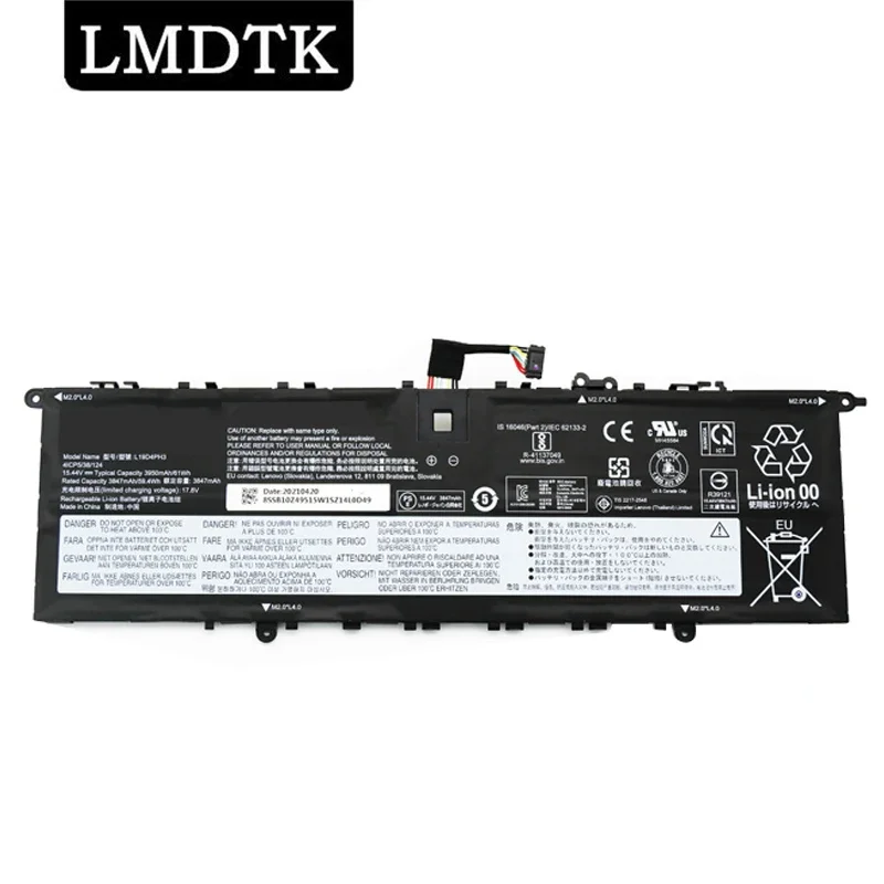 LMDTK Новый L19D4PH3 L19C4PH3 L19M4PH3 Аккумулятор для ноутбука Lenovo Yoga 14S 2021 PRO 14 15,44 V 61WH
