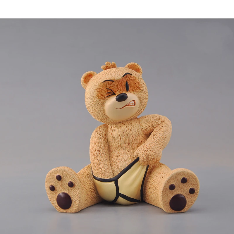 Bad Bears II 피규어 장식 레진 자동차 장식품, 자동차 인테리어 액세서리 장식, 생일 선물, 홈 데코